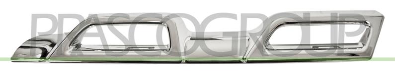 Baguette et bande protectrice, grille de radiateur
