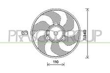 Ventilateur, refroidissement du moteur PrascoSelection