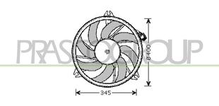 Ventilateur, refroidissement du moteur PrascoSelection