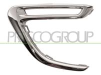 Baguette et bande protectrice, grille de radiateur