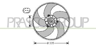 Ventilateur, refroidissement du moteur PrascoSelection