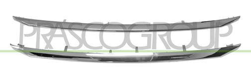 Baguette et bande protectrice, grille de radiateur