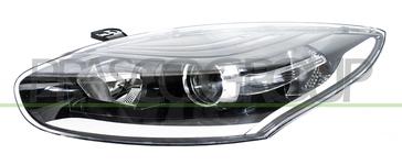 Phare Gauche H7+H7 Electrique Avec Moteur-Noir