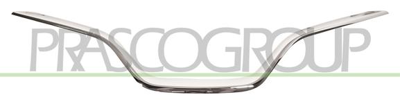 Baguette et bande protectrice, grille de radiateur