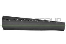 Bandeau Porte Droite Avant Noire Foncé Avec Trous Profil