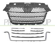 Grille Calandre Noire Brillant Avec Moulure Chromée