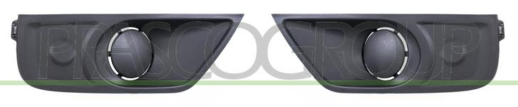 Grille de ventilation, pare-chocs
