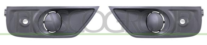 Grille de ventilation, pare-chocs