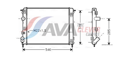 Radiateur, refroidissement du moteur