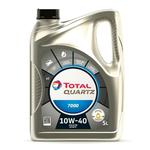 HUILE MOTEUR TOTAL QUARTZ 7000 10W40 5L  MADE IN FRANCE