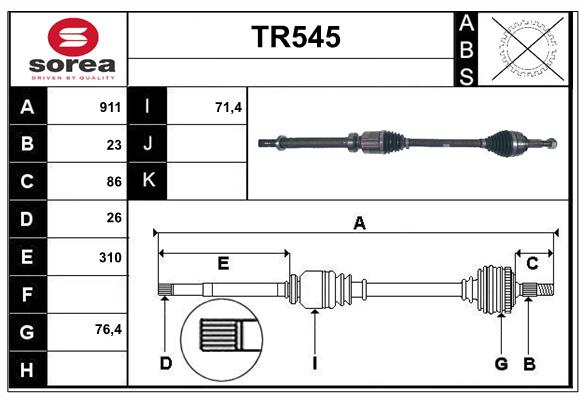 Arbre de transmission