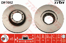 Disque de frein avant (Jeu de 2)