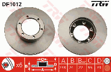 Disque de frein avant (Jeu de 2)