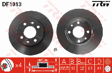 Disque de frein avant (Jeu de 2)