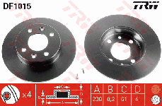 Disque de frein avant (Jeu de 2)