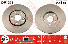 Disque de frein avant (Jeu de 2)