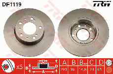 Disque de frein avant (Jeu de 2)