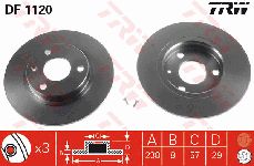 Disque de frein avant (Jeu de 2)