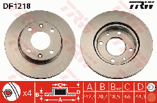 Disque de frein avant (Jeu de 2)