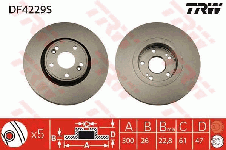 Disque de frein avant