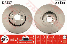 Disque de frein avant (Jeu de 2)