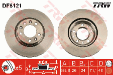 Disque de frein avant (Jeu de 2)