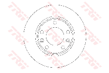 Disque de frein arriere (Jeu de 2)