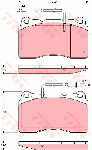 Plaquettes de frein avant (Jeu de 4)