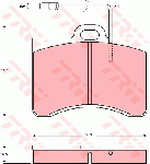 Plaquettes de frein avant (Jeu de 4)