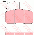 Plaquettes de frein avant (Jeu de 4)
