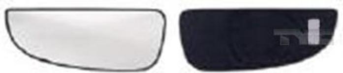 Verre de rétroviseur, rétroviseur extérieur