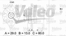 Alternateur VALEO RE-GEN ECHANGE STANDARD