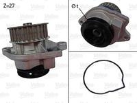 Pompe à eau, refroidissement du moteur