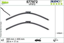 Balai d'essuie-glace SILENCIO FLAT BLADE SET