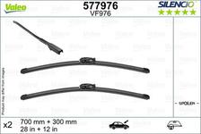 Balai d'essuie-glace SILENCIO FLAT BLADE SET