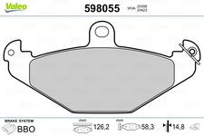Plaquettes de frein arriere (Jeu de 4)