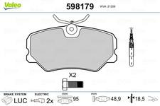Plaquettes de frein avant (Jeu de 4)