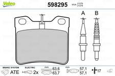 Plaquettes de frein arriere (Jeu de 4)
