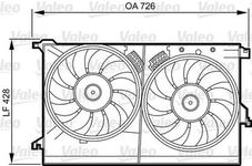 Support, ventilateur de radiateur