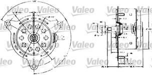 Moteur de ventilateur refroidissement