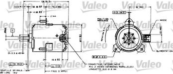 Moteur de ventilateur refroidissement