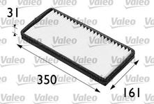 Filtre, air de l'habitacle VALEO ESSENTIAL