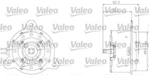 Moteur de ventilateur refroidissement