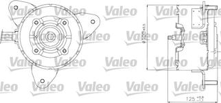 Moteur de ventilateur refroidissement