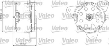 Moteur de ventilateur refroidissement