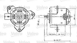 Moteur de ventilateur refroidissement