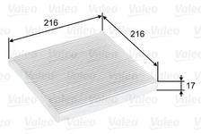Filtre, air de l'habitacle VALEO ESSENTIAL