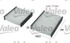 Filtre, air de l'habitacle VALEO ESSENTIAL