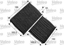 Filtre, air de l'habitacle VALEO PROTECT