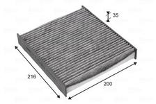 Filtre, air de l'habitacle VALEO PROTECT